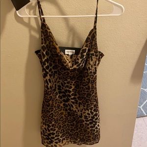 Cheeta PRINT MINI DRESS!!!